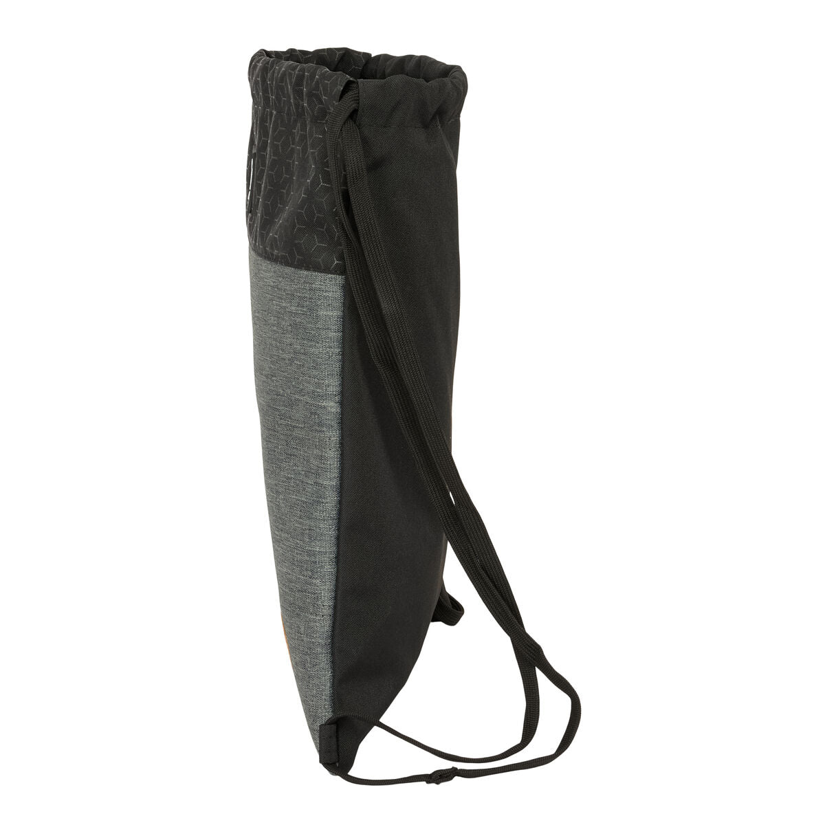 Backpack with Strings BlackFit8 Old school Black Grey 35 x 40 x 1 cm-2