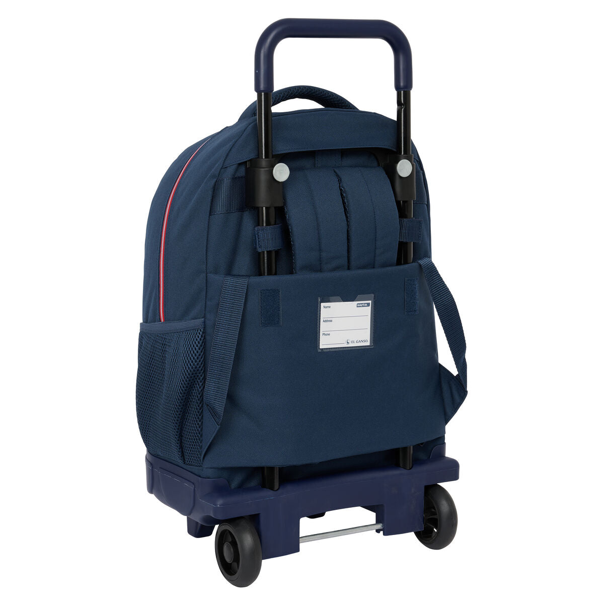 School Rucksack with Wheels El Ganso Classic Navy Blue 33 X 45 X 22 cm-2