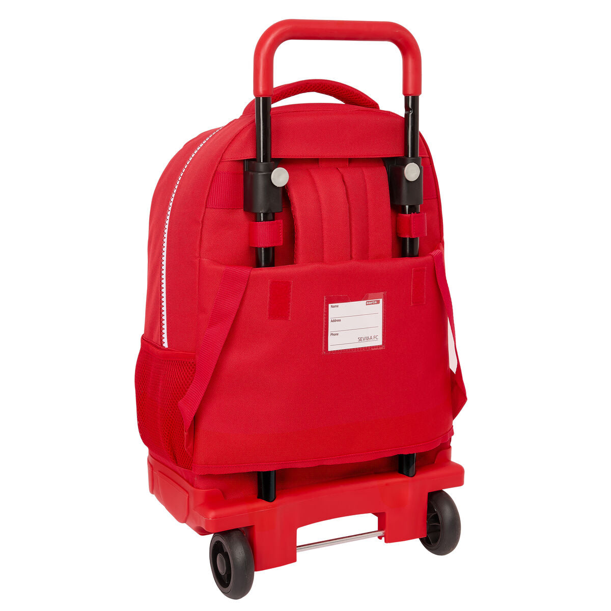 School Rucksack with Wheels Sevilla Fútbol Club Red 33 x 45 x 22 cm-2