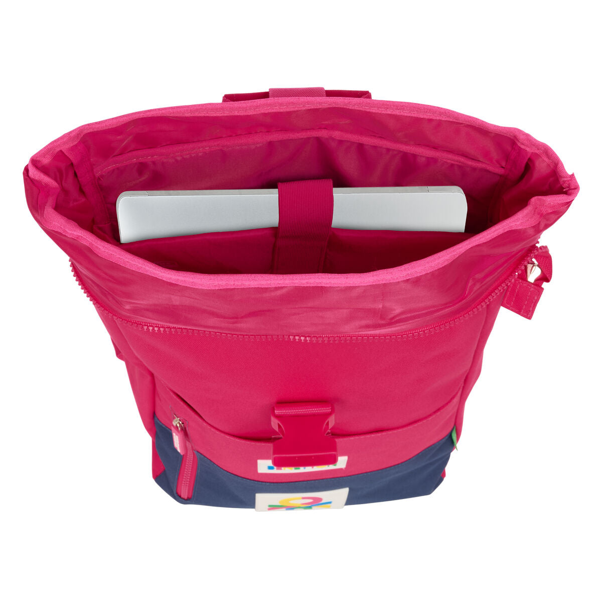 Casual Backpack Benetton Cherry Cherry Navy Blue-3