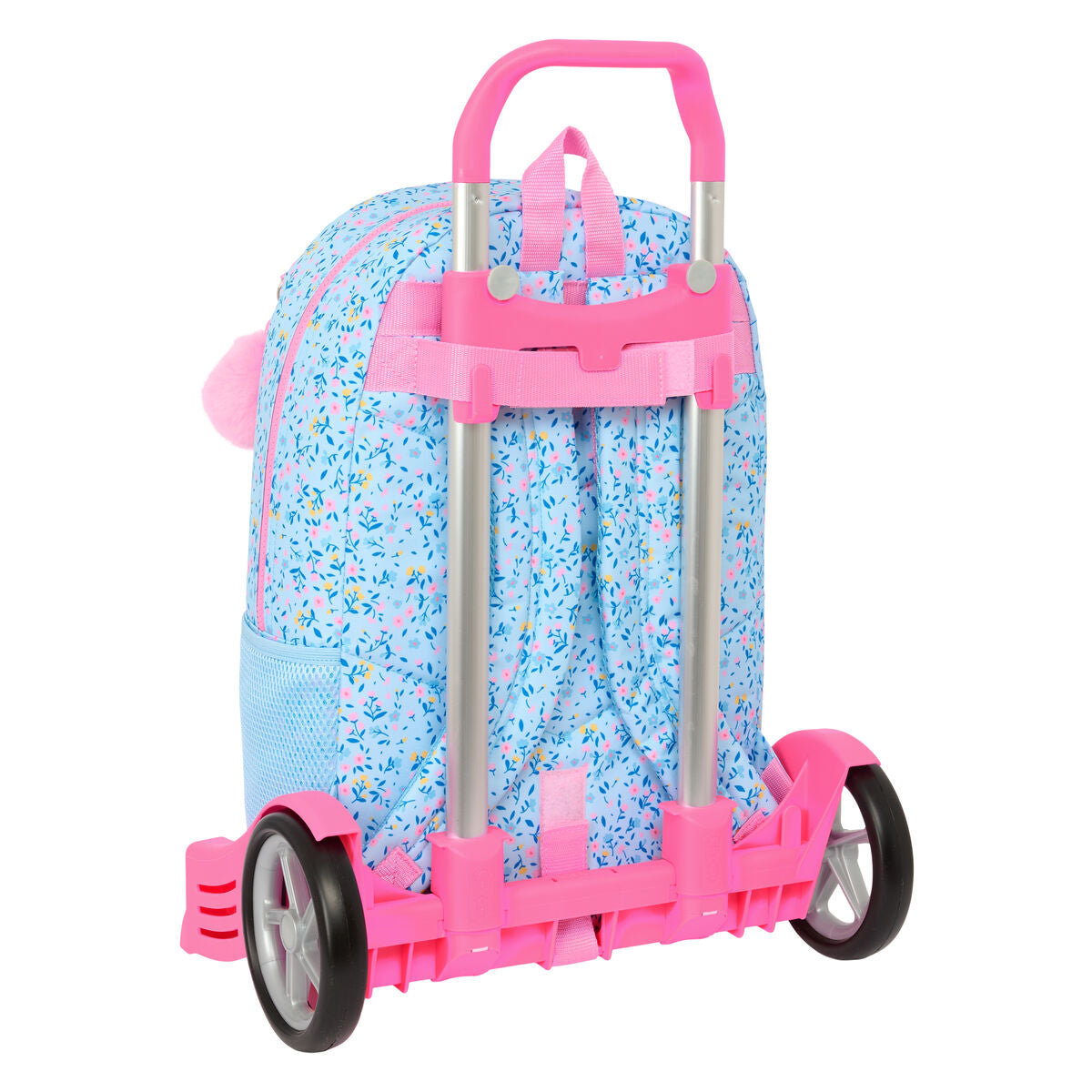 School Rucksack with Wheels Vicky Martín Berrocal Paraíso Blue Pink 30 x 46 x 14 cm-2
