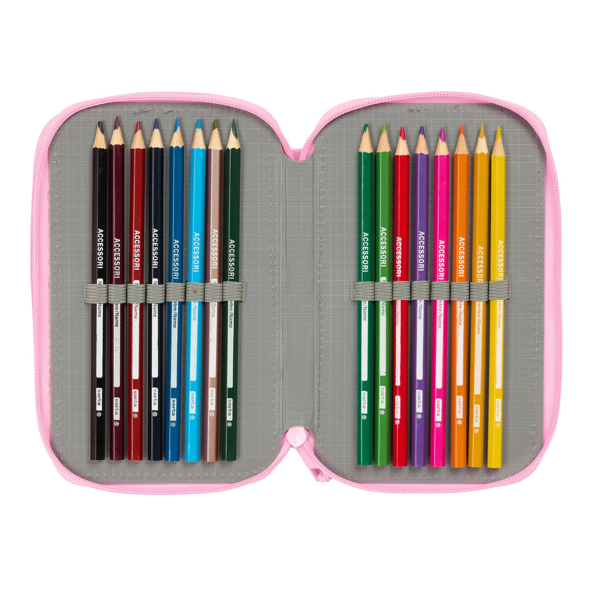 School Case with Accessories Glow Lab Swing Multicolour 12,5 x 19,5 x 5,5 cm 37 Pieces-4