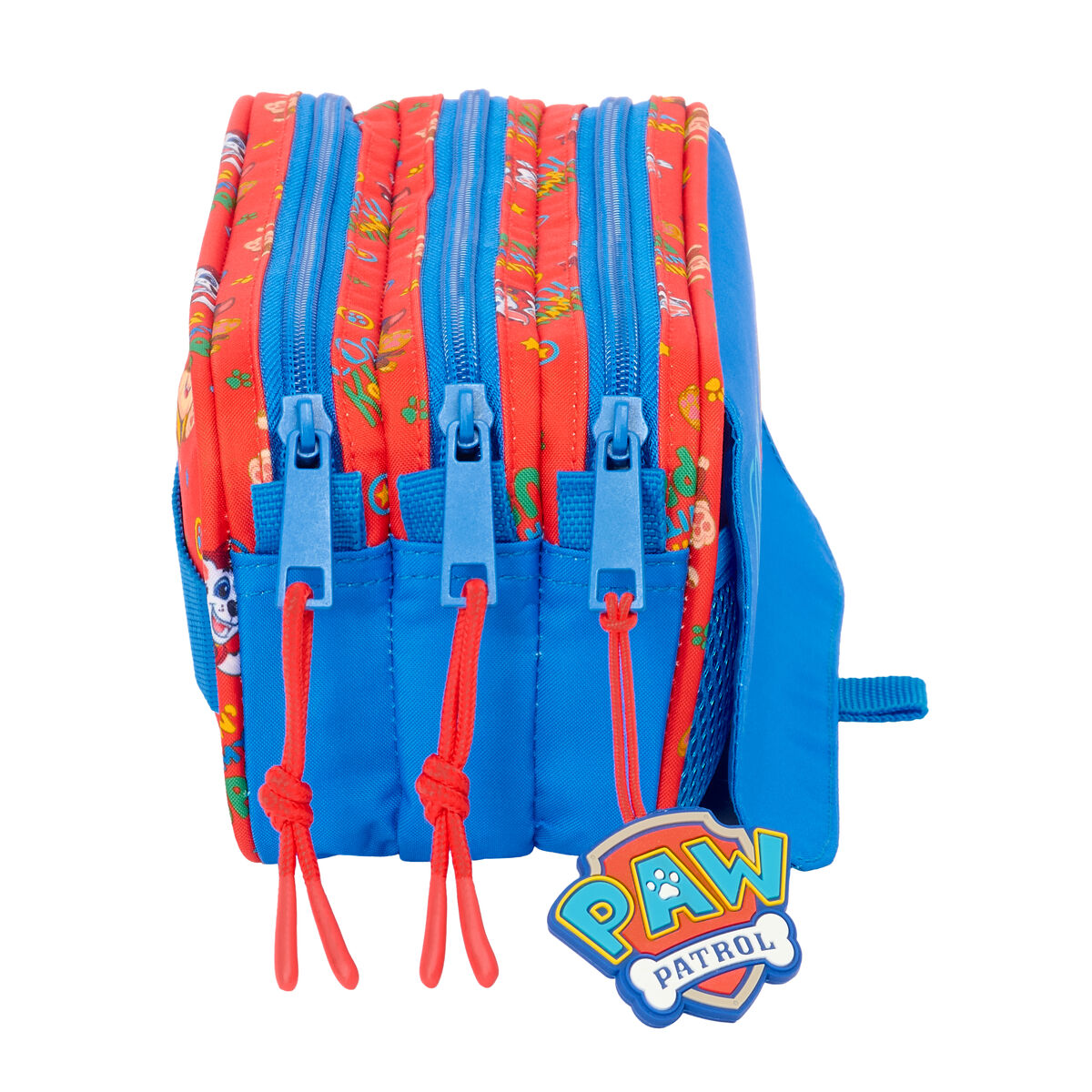 Triple Carry-all The Paw Patrol Cool Blue Red 21,5 x 10 x 8 cm-3