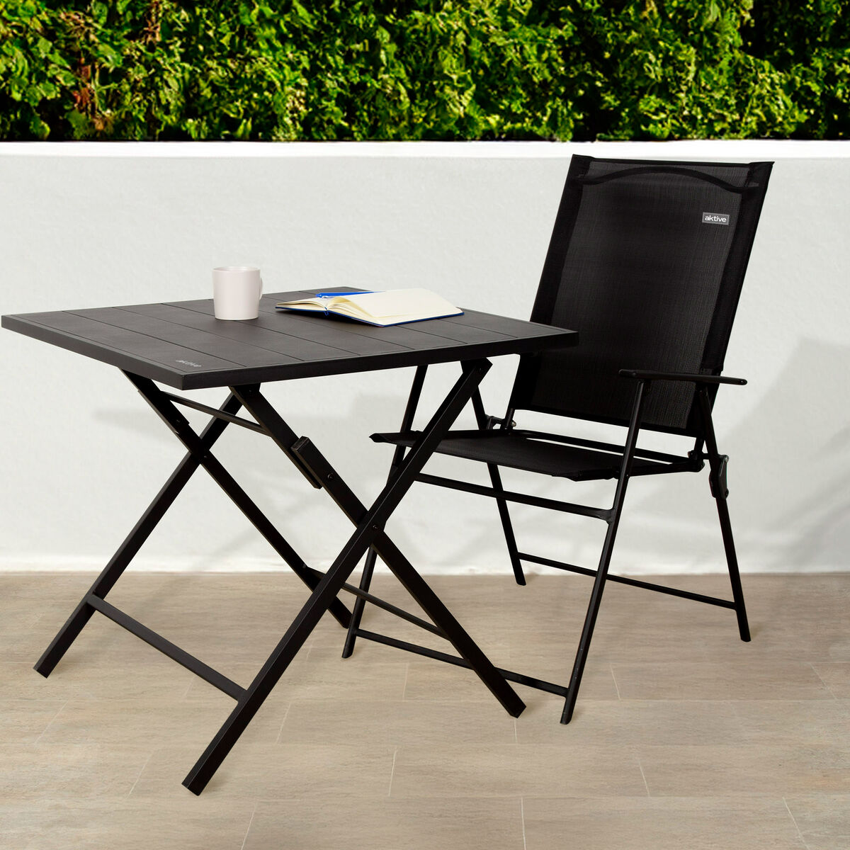 Folding Chair Aktive 47 x 95 x 64 cm-5