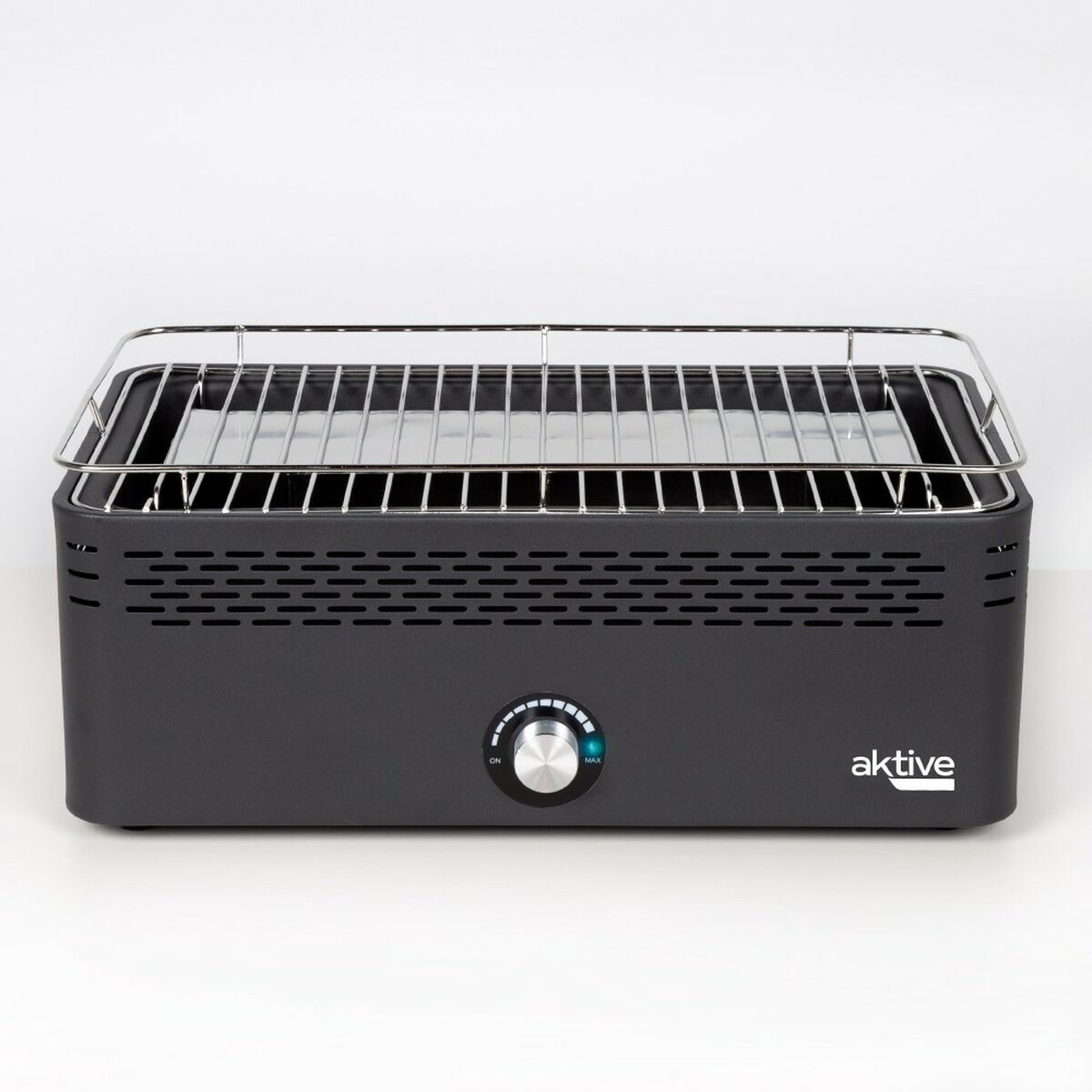 Portable Smokeless Charcoal Barbecue Aktive Stainless steel Iron 45 x 19 x 28 cm-5