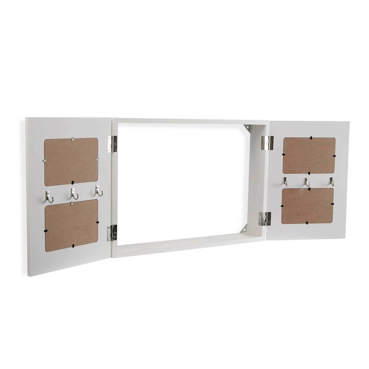 Key cupboard Versa Black Wood (8,5 x 33 x 46 cm)-4