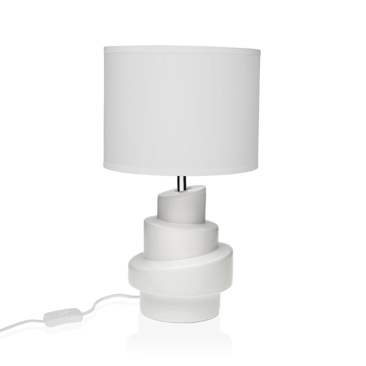 Desk lamp Versa White Ceramic 20 x 35 cm-0
