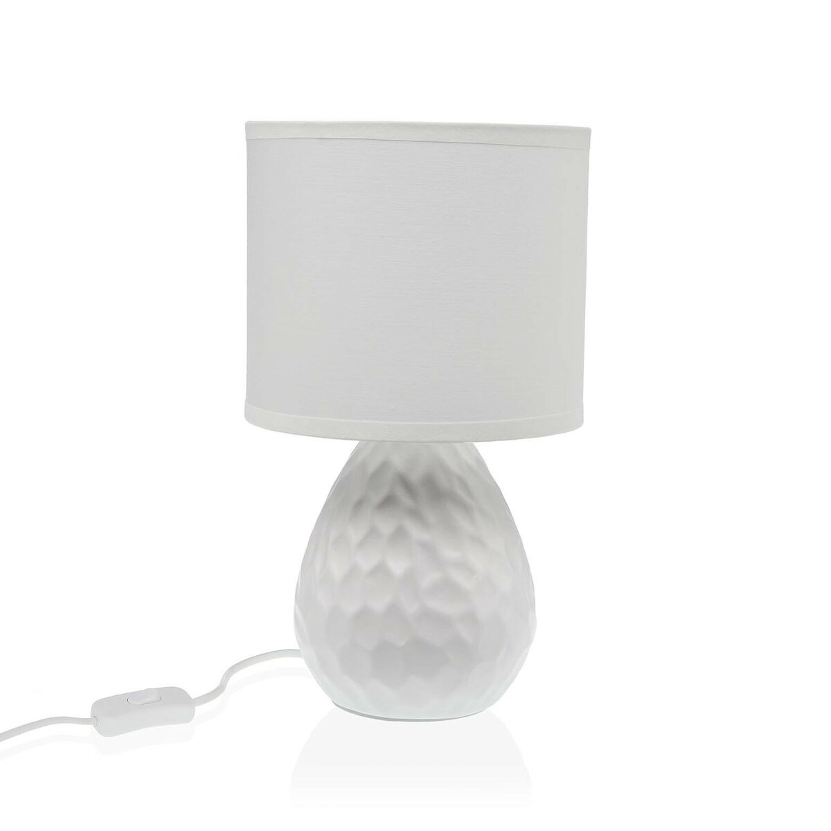 Desk lamp Versa White Ceramic 40 W 15,5 x 27,5 cm-0