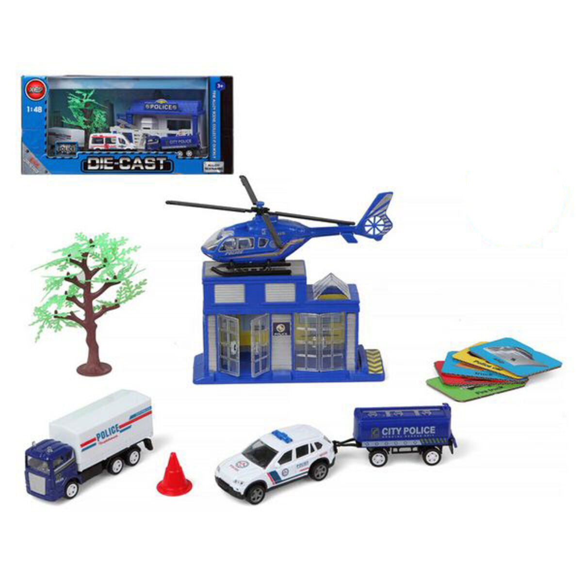 Police Vehicles and Accessories Set 118848-0