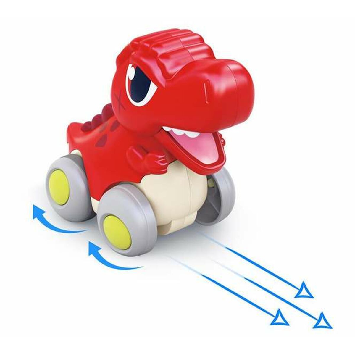 Friction Car 13 x 12 x 13 cm Dinosaur Red-1