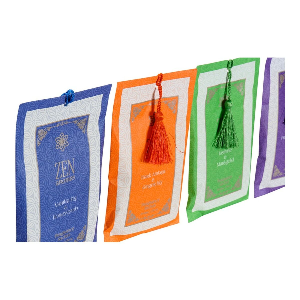 Aromatic Bags DKD Home Decor Beige Bag Fragrance 6 Pieces-3