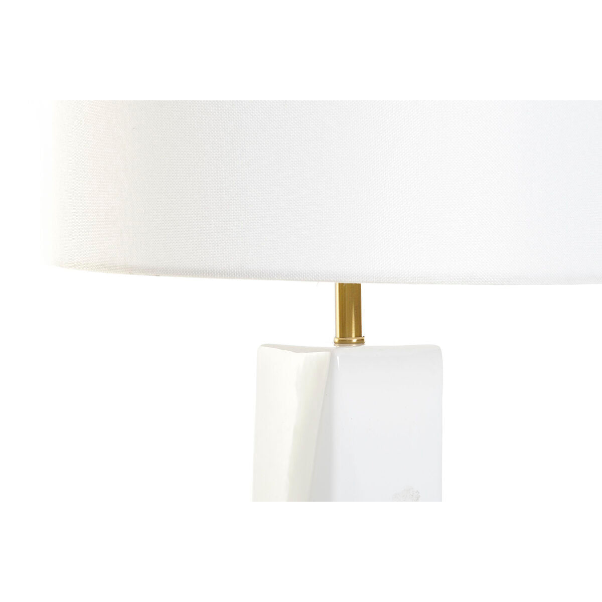 Desk lamp DKD Home Decor 8424001847242 33 x 33 x 67 cm Ceramic Golden Metal White 220 V 50 W-2