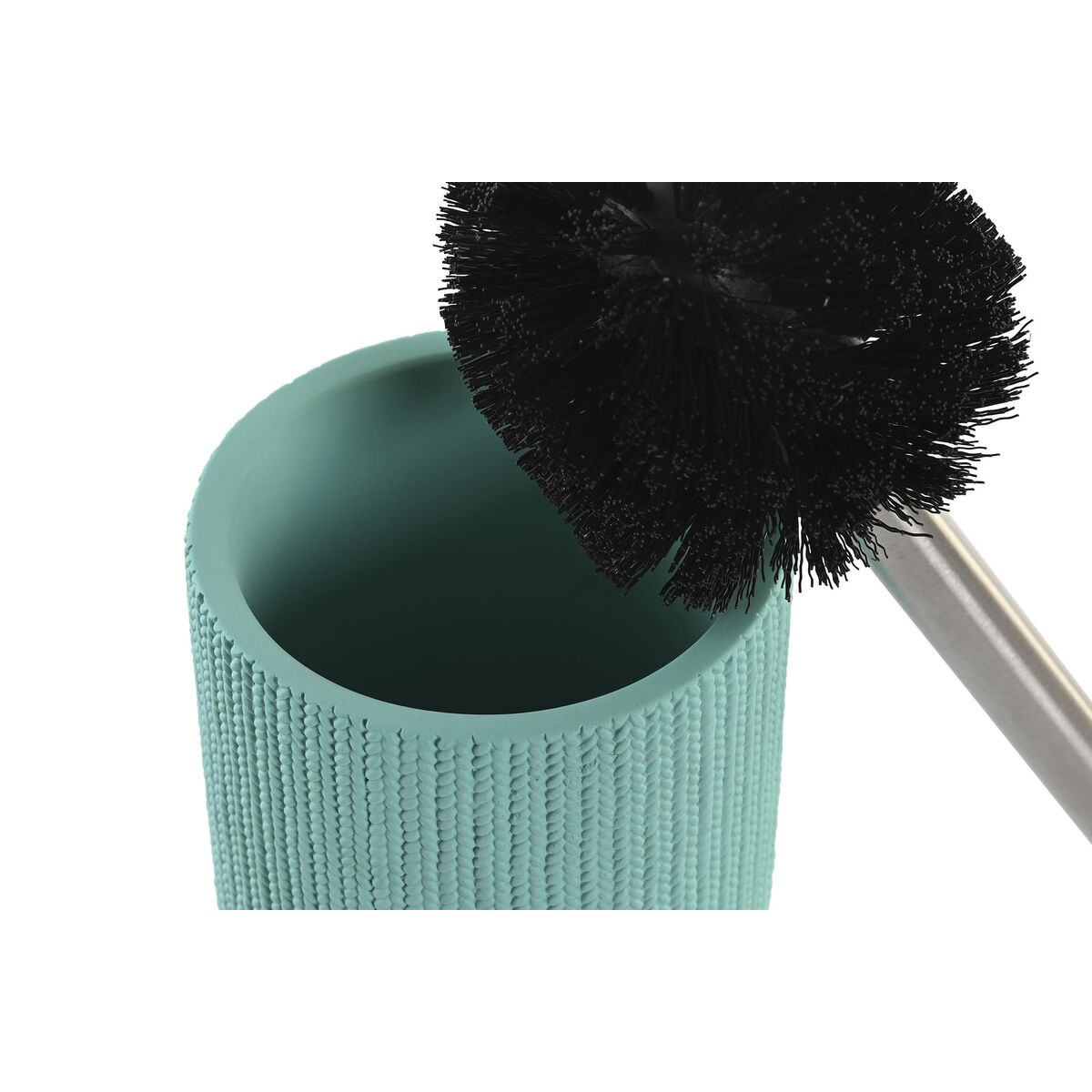 Toilet Brush DKD Home Decor Cement Stainless steel Green 10 x 10 x 36 cm-1