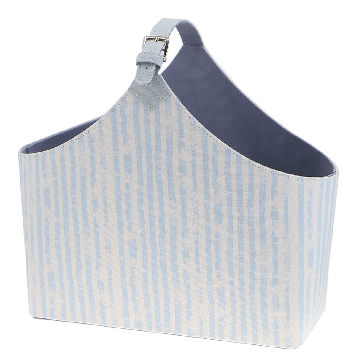 Magazine rack DKD Home Decor 49 x 17 x 45 cm Blue White Mediterranean-1