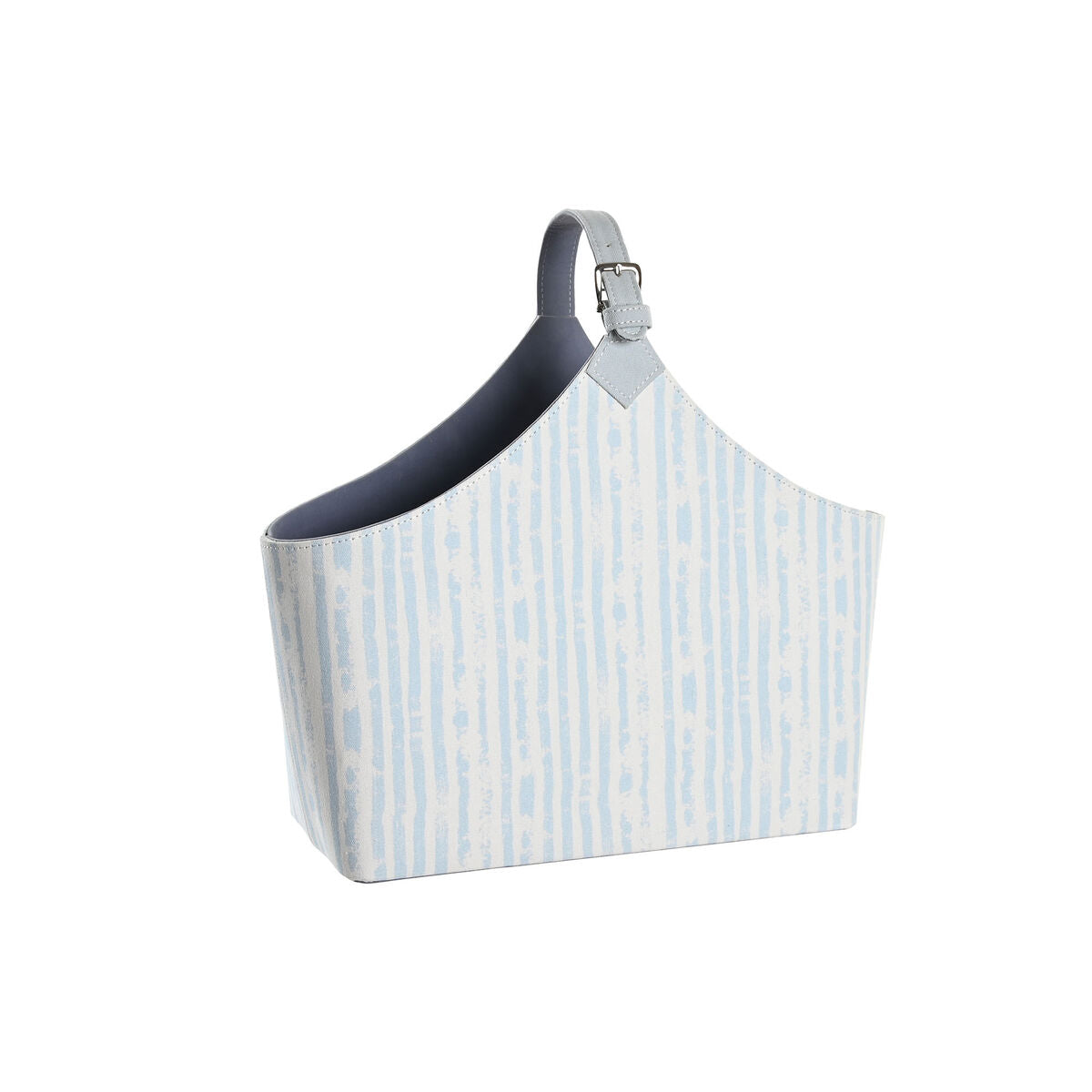 Magazine rack DKD Home Decor 49 x 17 x 45 cm Blue White Mediterranean-0