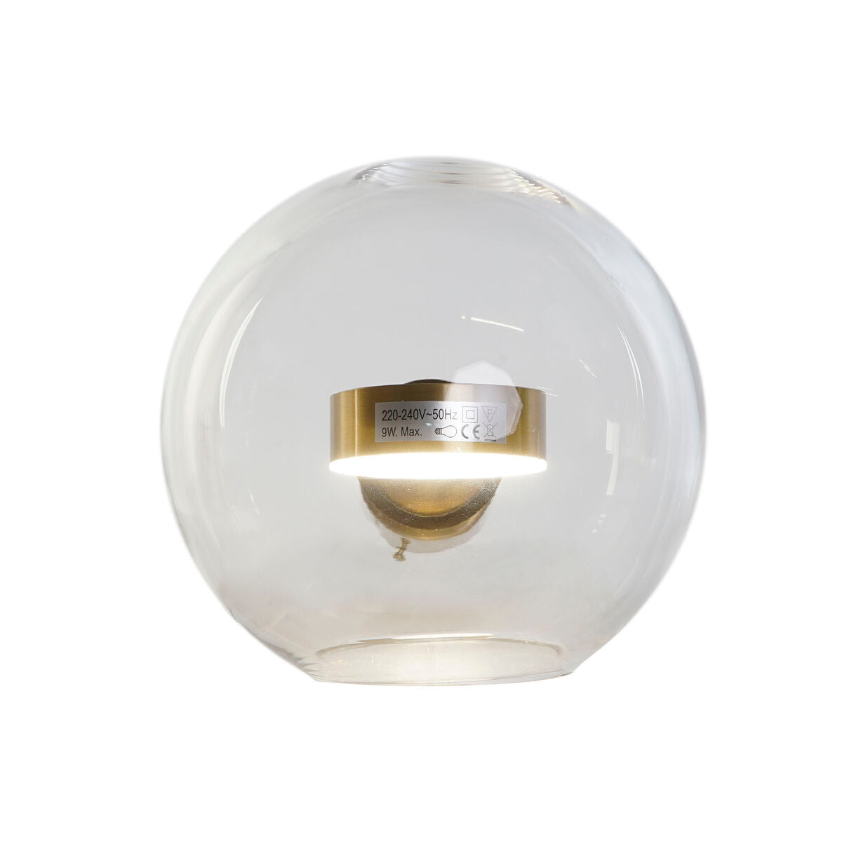 Wall Lamp DKD Home Decor Crystal Golden Metal Modern 20 x 25 x 20 cm-3