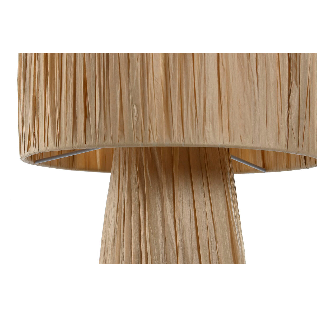 Desk lamp Home ESPRIT Brown Metal Raffia 50 W 220 V 27 x 27 x 40 cm-4