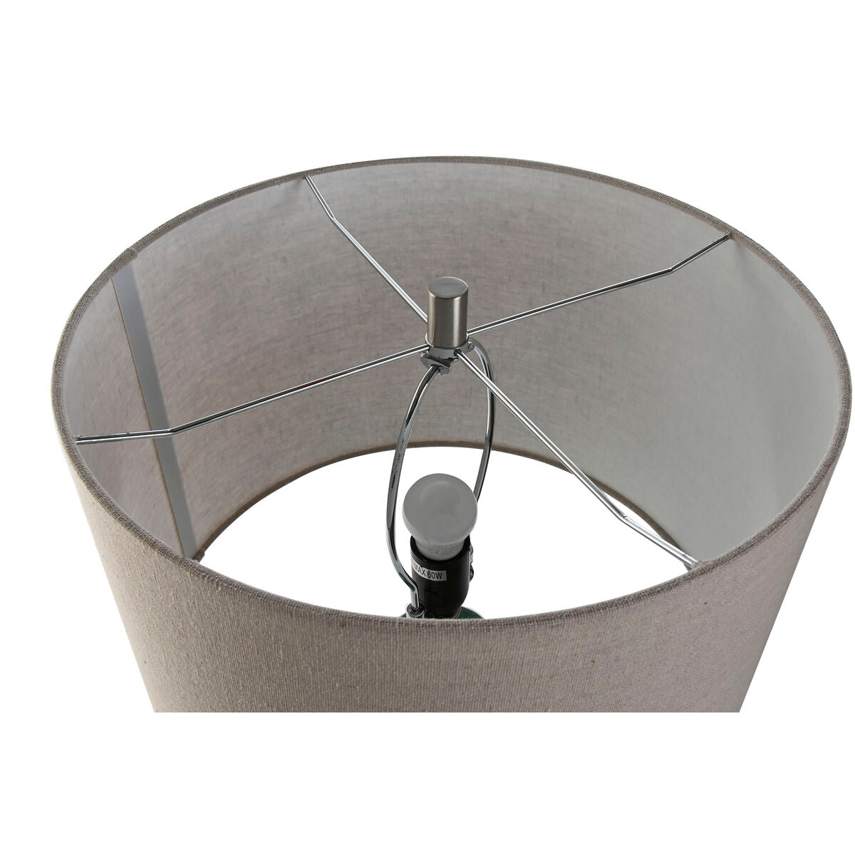 Desk lamp Home ESPRIT Green Beige 50 W 220 V-2