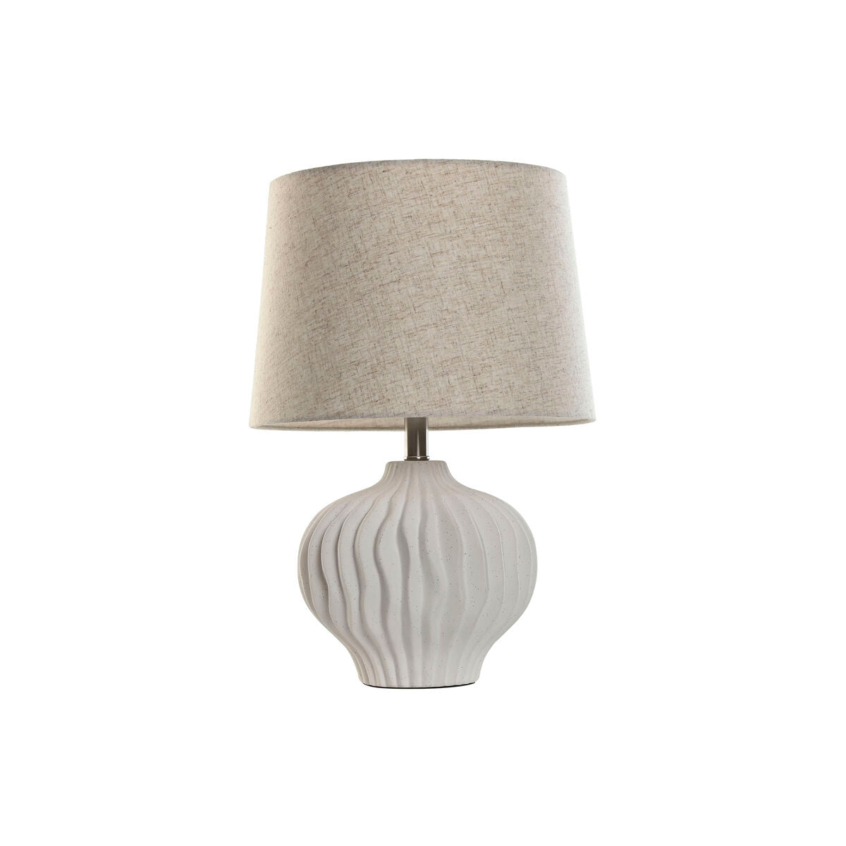 Desk lamp Home ESPRIT White Beige 50 W 220 V-0