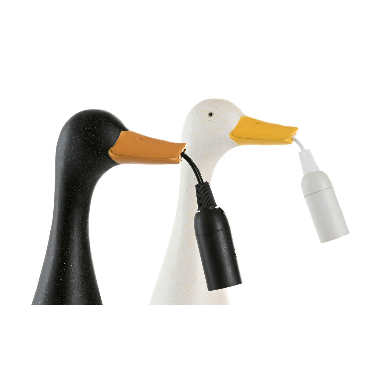 Desk lamp Home ESPRIT Yellow White Black 25 W 220 V (2 Units)-3
