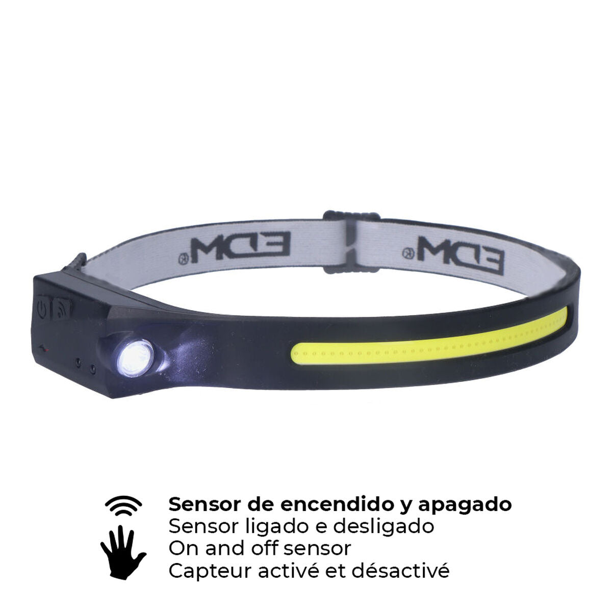 LED Head Torch EDM 36127 Cob + Spot 3 W 8 W 90 Lm 280 lm-6