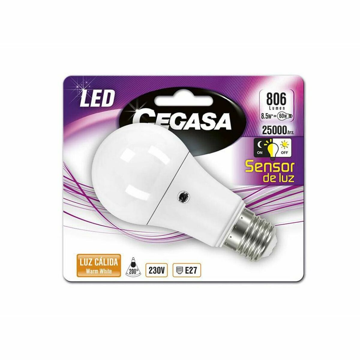 LED lamp Cegasa 2700 K 8,5 W-0