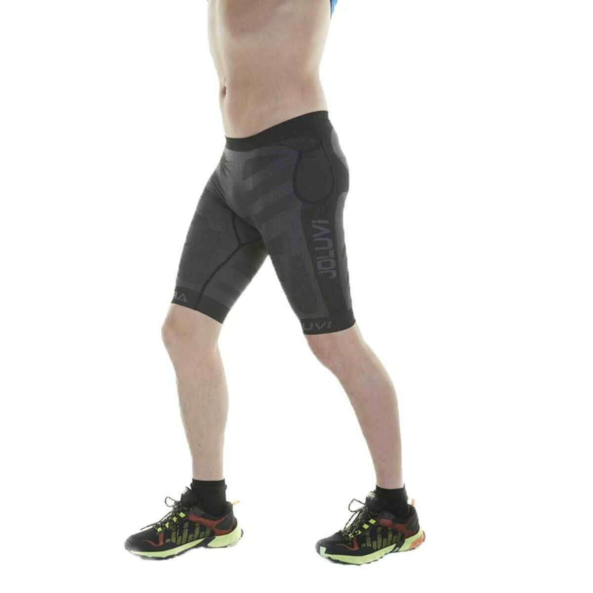 Sports Leggings for Men Joluvi Pro Black-1