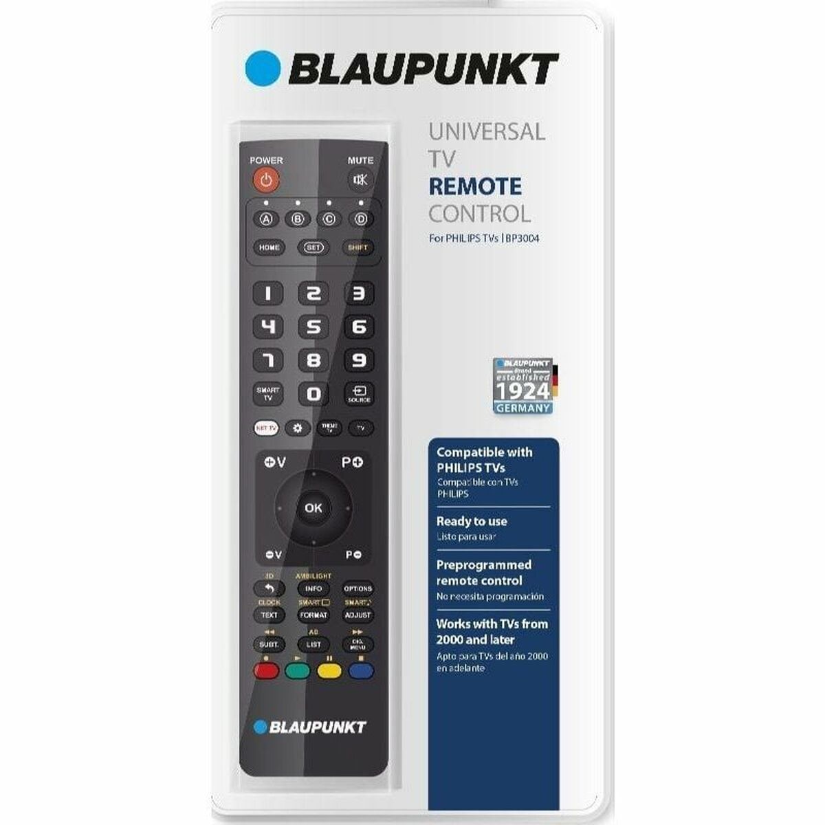 Universal Remote Control Blaupunkt BP3004 Philips-2