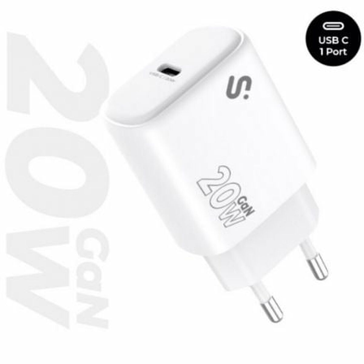 Car Charger Subblim SUBCHG-6G2001 White 20 W-2