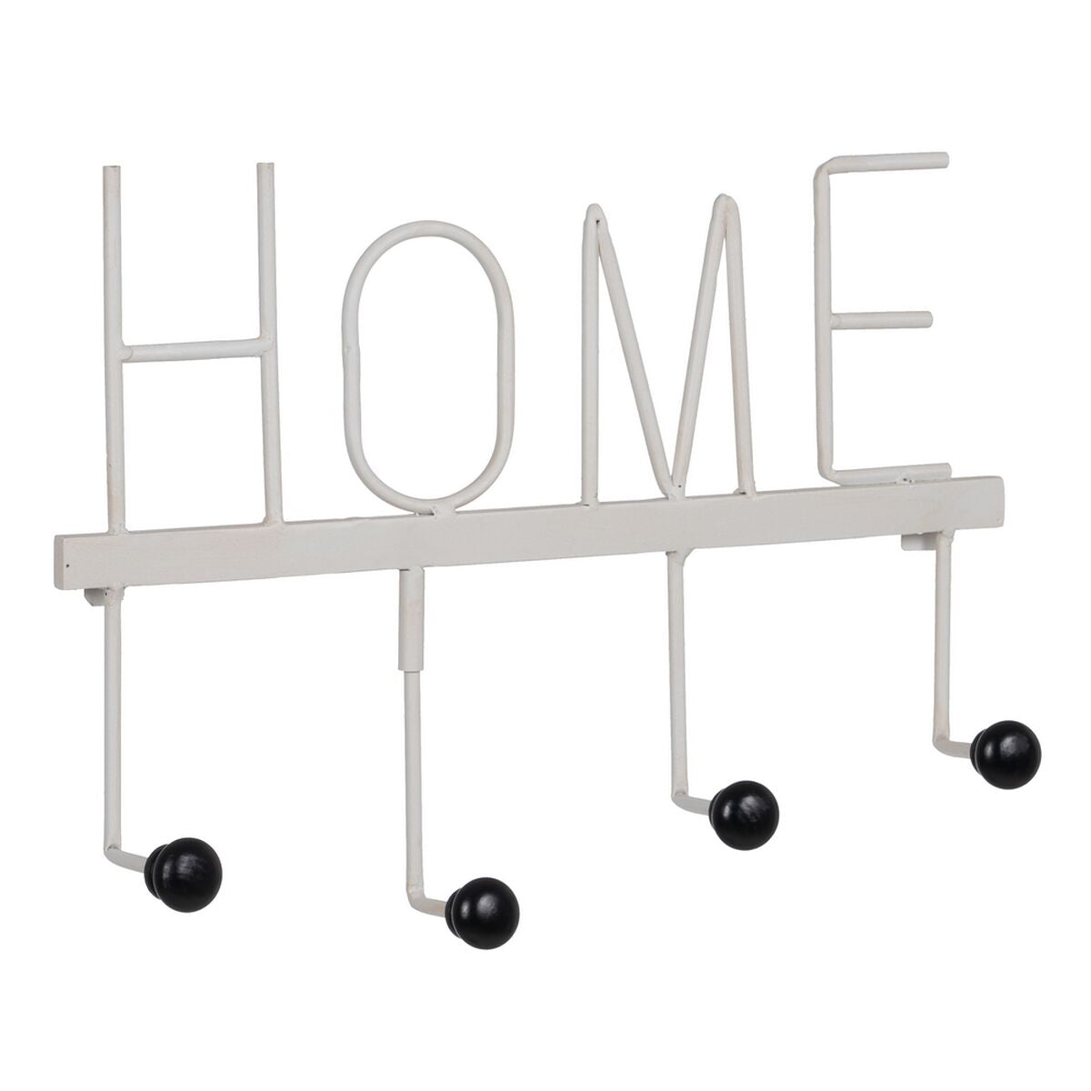 Wall mounted coat hanger Home Iron 40 x 7 x 30 cm-0