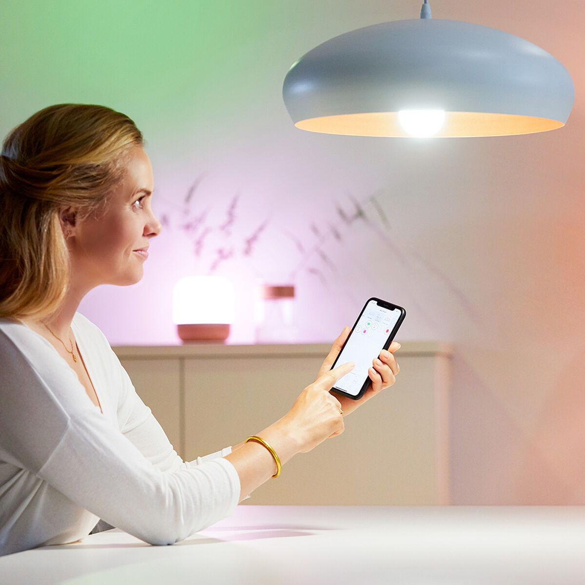 LED lamp Philips Wiz Standard White F 8 W E27 806 lm (2700-6500 K)-2