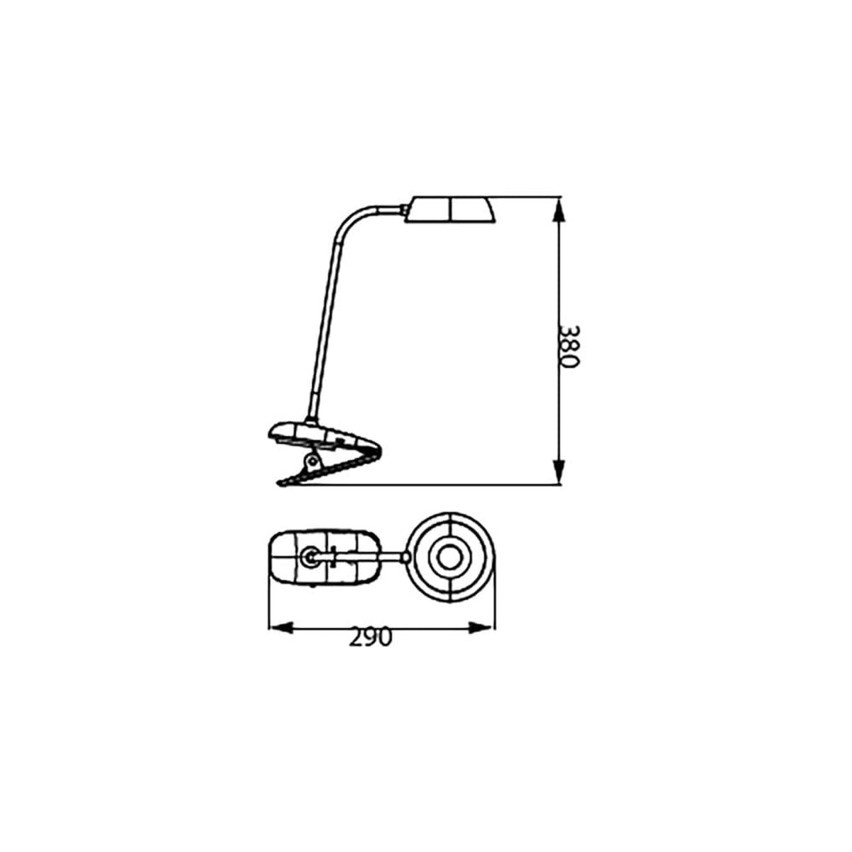 Desk lamp Philips Lámpara de mesa White Metal 3 W-1