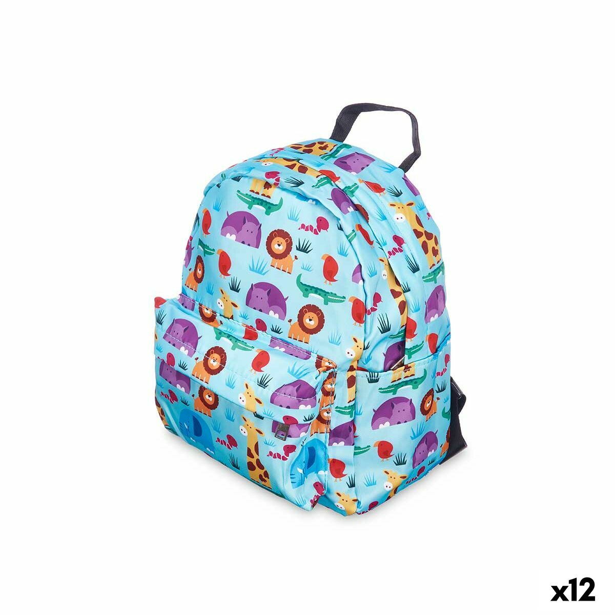 School Bag Pincello Multicolour 28 x 12 x 22 cm 22 x 28 x 12 cm animals (12 Units)-0