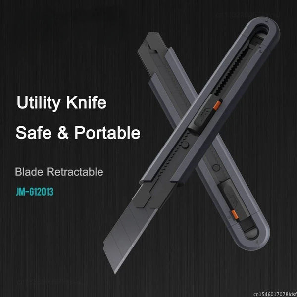 Xiaomi Jimihome 0.79inch Stretch Utility Knife Paper Cutters Carbon Steel Blades Pocket Knife with Safety Lock Handicraft Tool