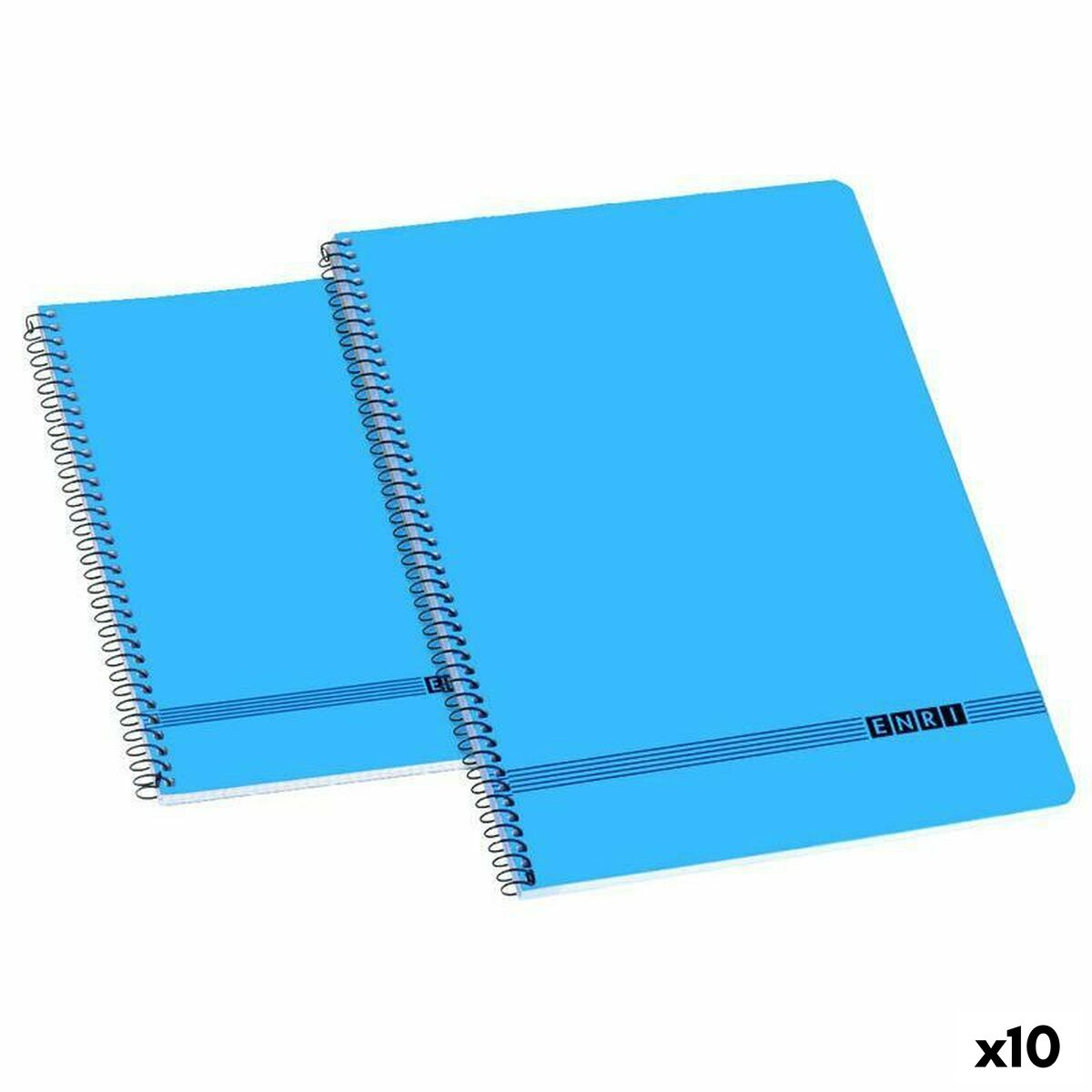 Notebook ENRI 80 Sheets Blue (10 Units)-0