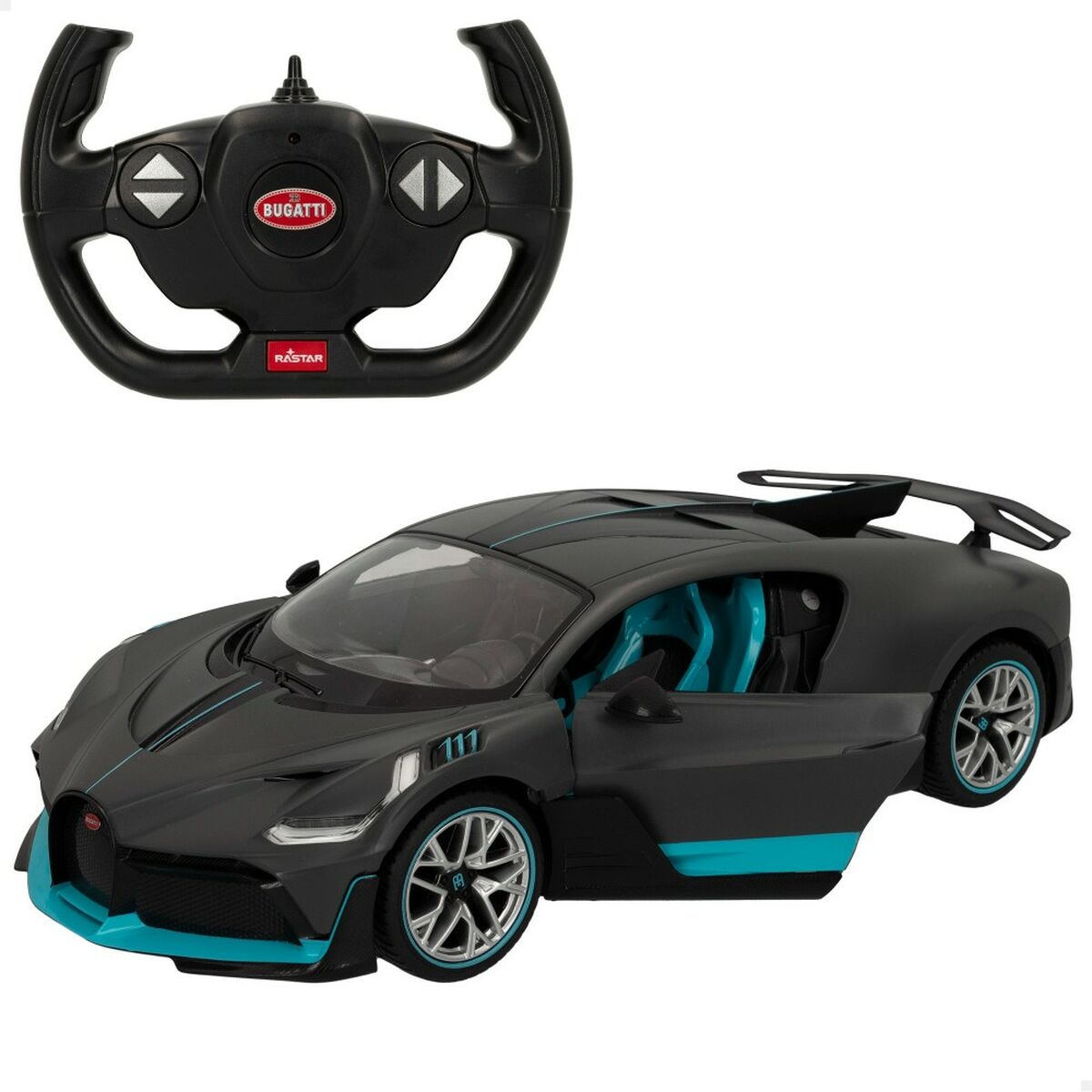 Remote-Controlled Car Bugatti Divo 1:14 Dark grey (2 Units)-5