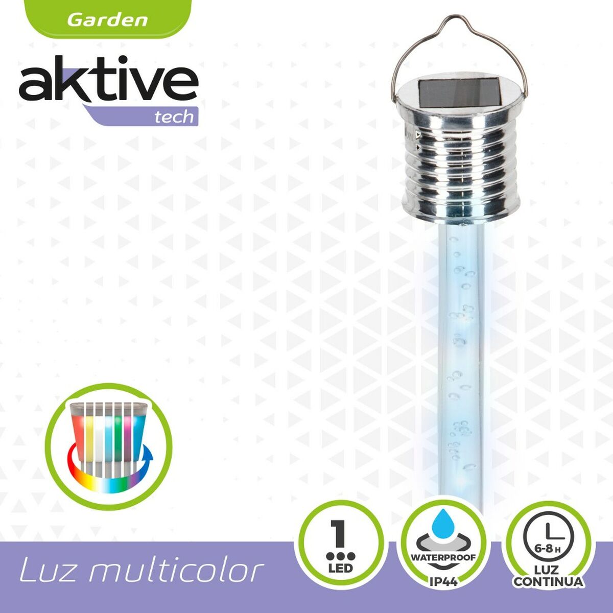 Solar lamp Aktive 3 x 17,5 x 3 cm (24 Units)-3