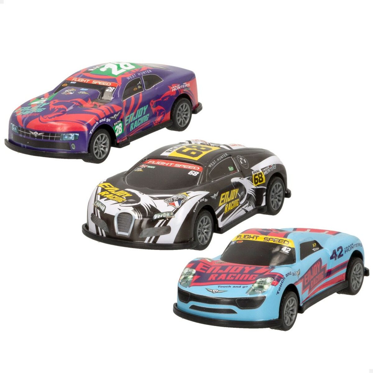 Vehicle Playset Speed & Go 8 x 2,2 x 3,6 cm (6 Units)-3