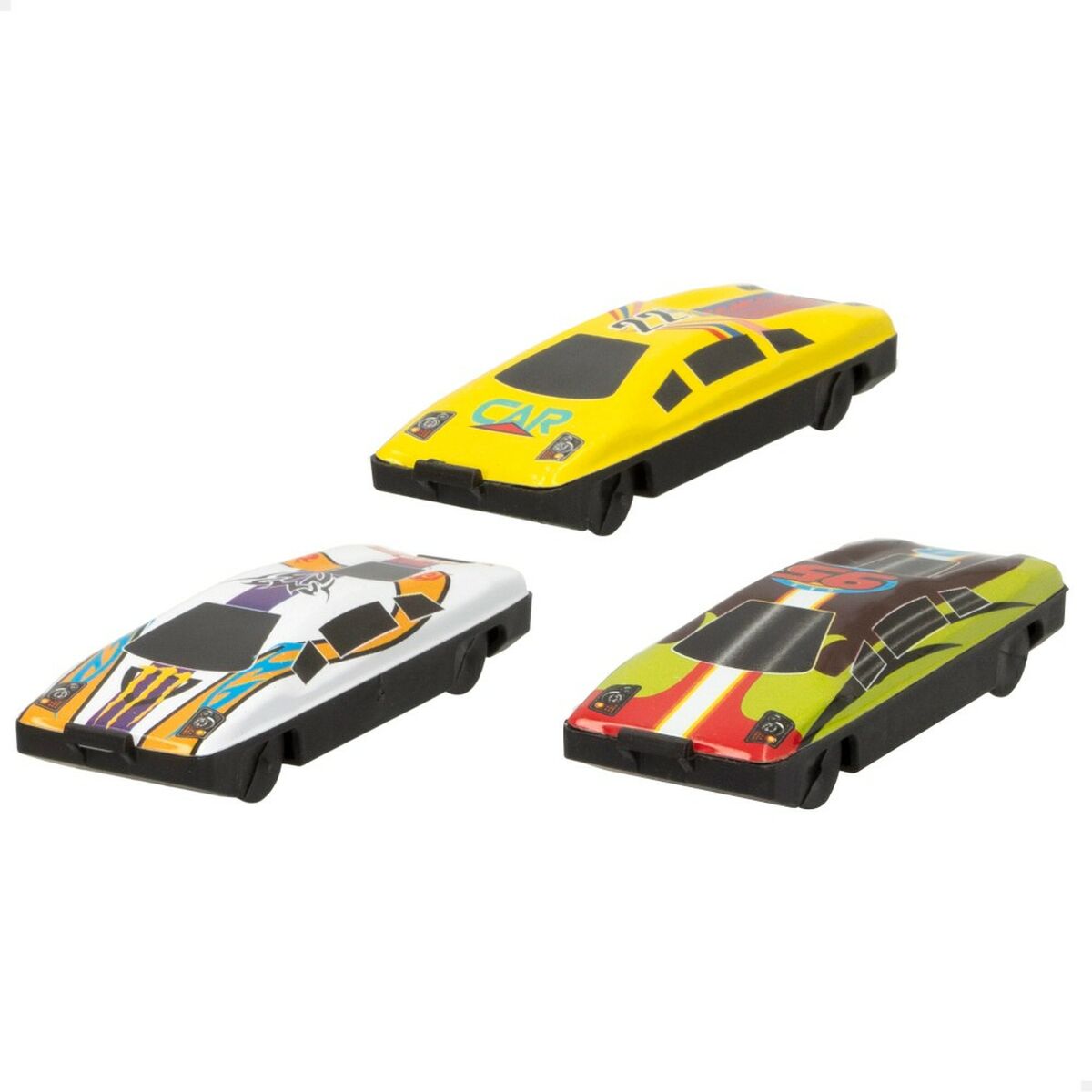 Vehicle Playset Speed & Go 7,5 x 2 x 3 cm (6 Units)-2