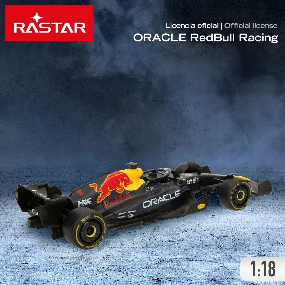 Remote-Controlled Car Red Bull Navy Blue 1:18 31 x 6,5 x 11 cm (4 Units)-4