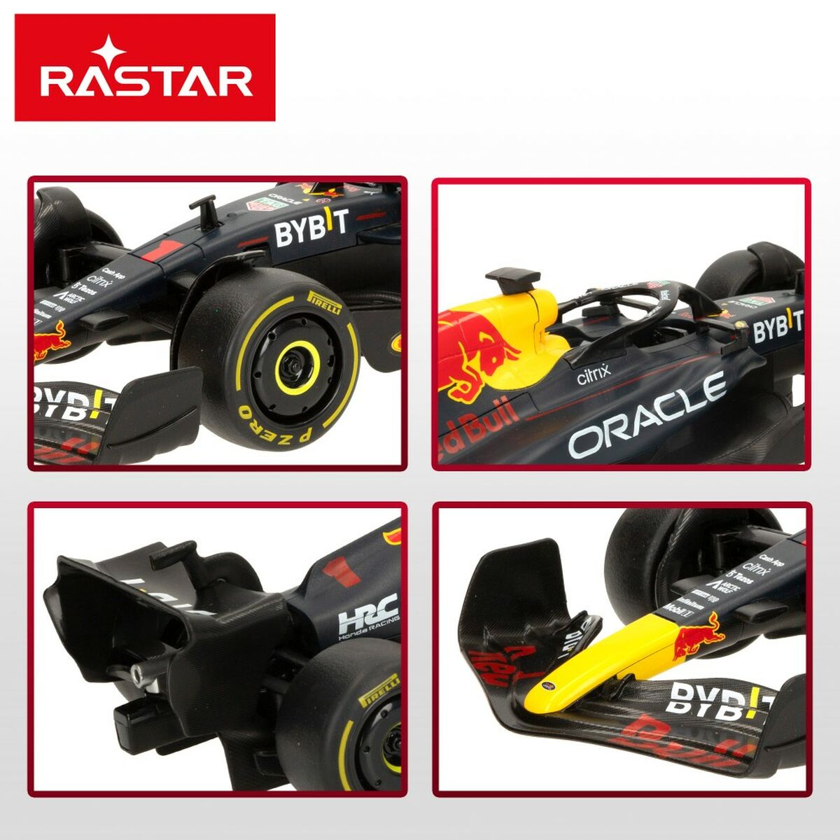 Remote-Controlled Car Red Bull Navy Blue 1:18 31 x 6,5 x 11 cm (4 Units)-2