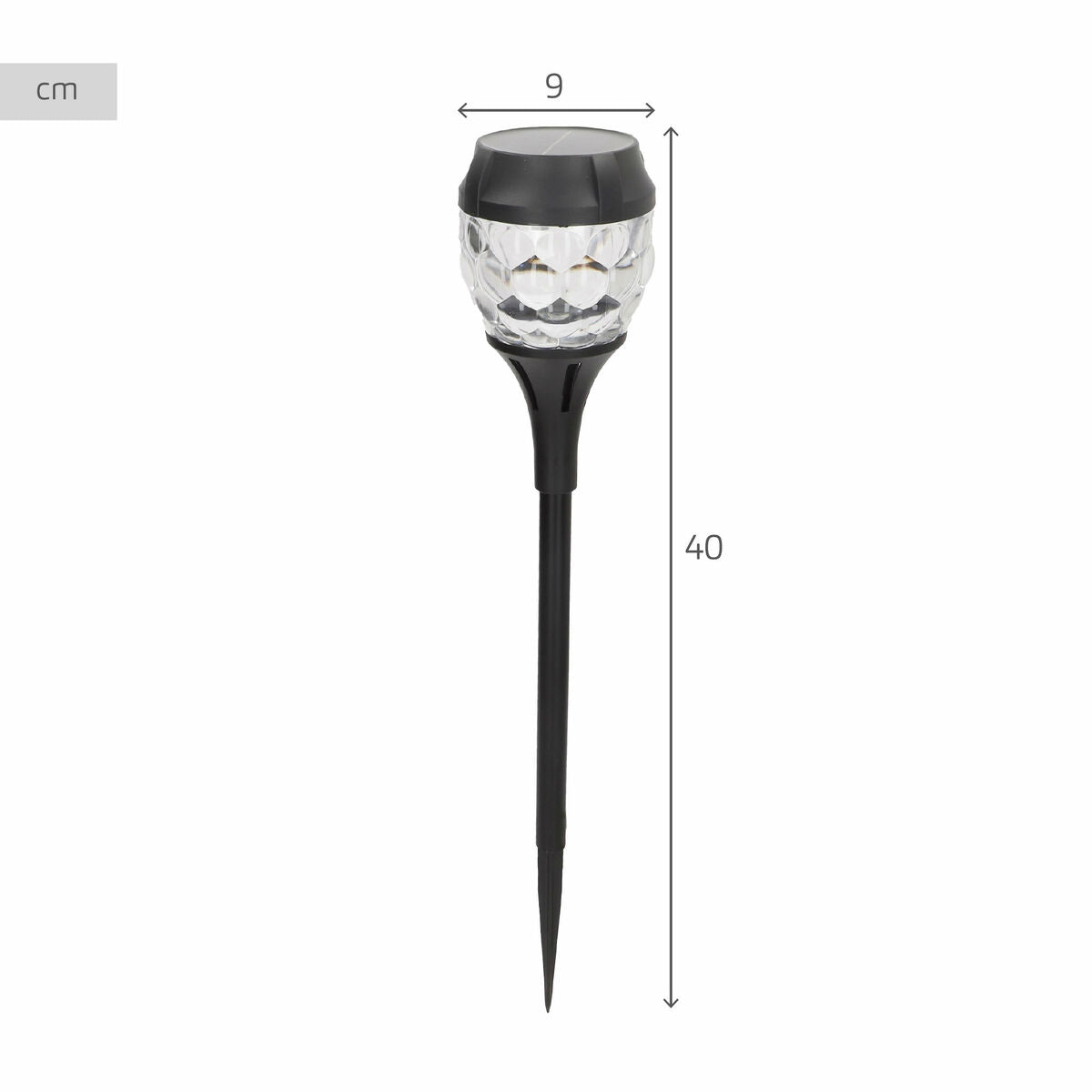 Solar lamp Aktive 9 x 40 x 9 cm (6 Units)-3