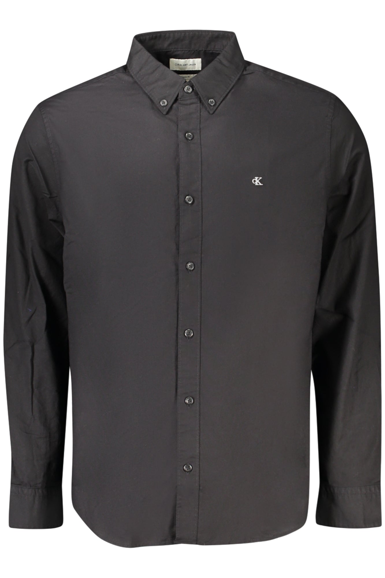 CALVIN KLEIN MEN'S LONG-SLEEVED SHIRT BLACK-0