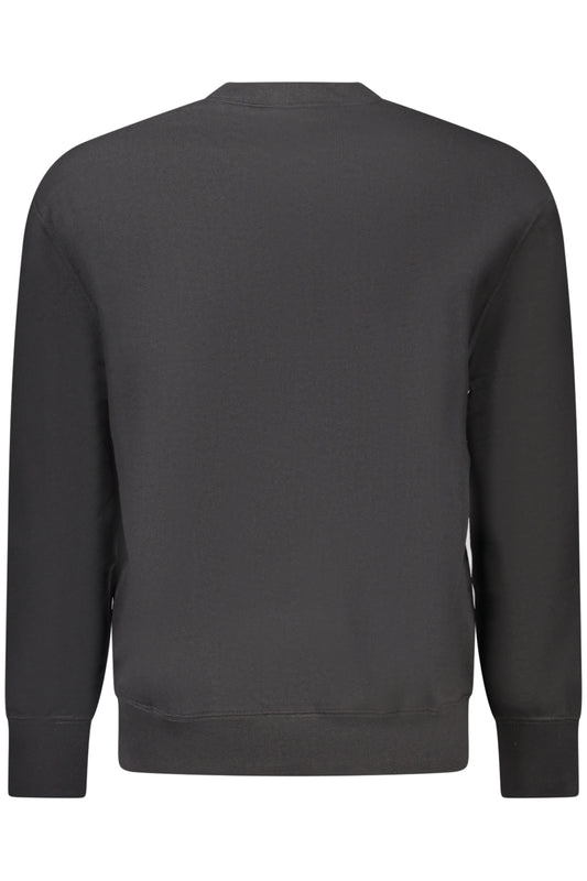 CALVIN KLEIN MEN'S BLACK ZIP-UP SWEATSHIRT-1