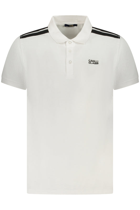 CAVALLI CLASS POLO SHORT SLEEVES MEN WHITE-0