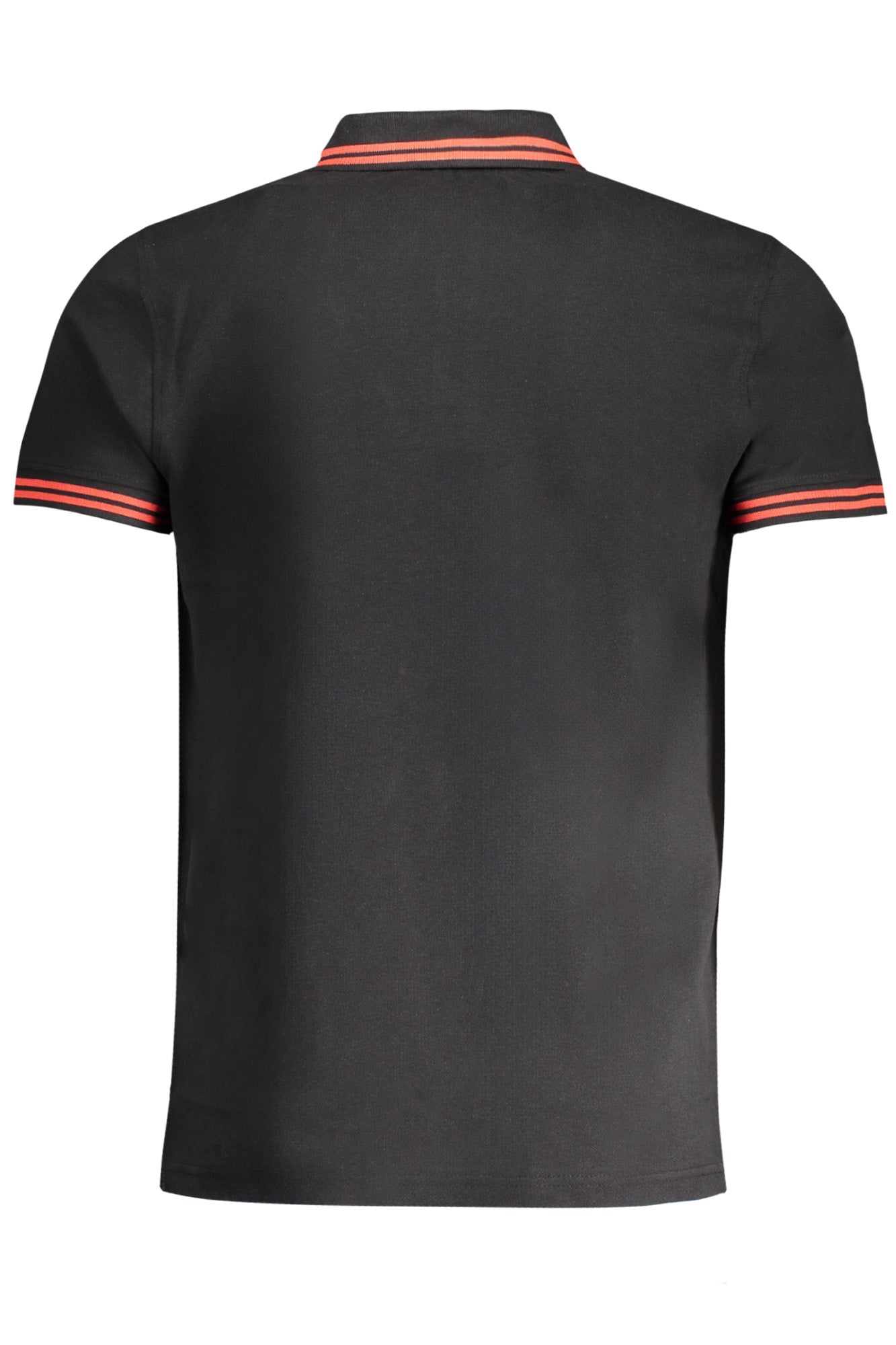 CAVALLI CLASS MEN'S SHORT SLEEVED POLO SHIRT BLACK-1