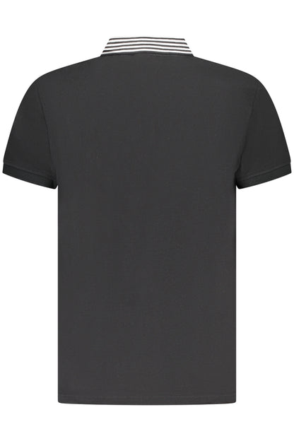 CAVALLI CLASS POLO SHORT SLEEVE MEN BLACK-1