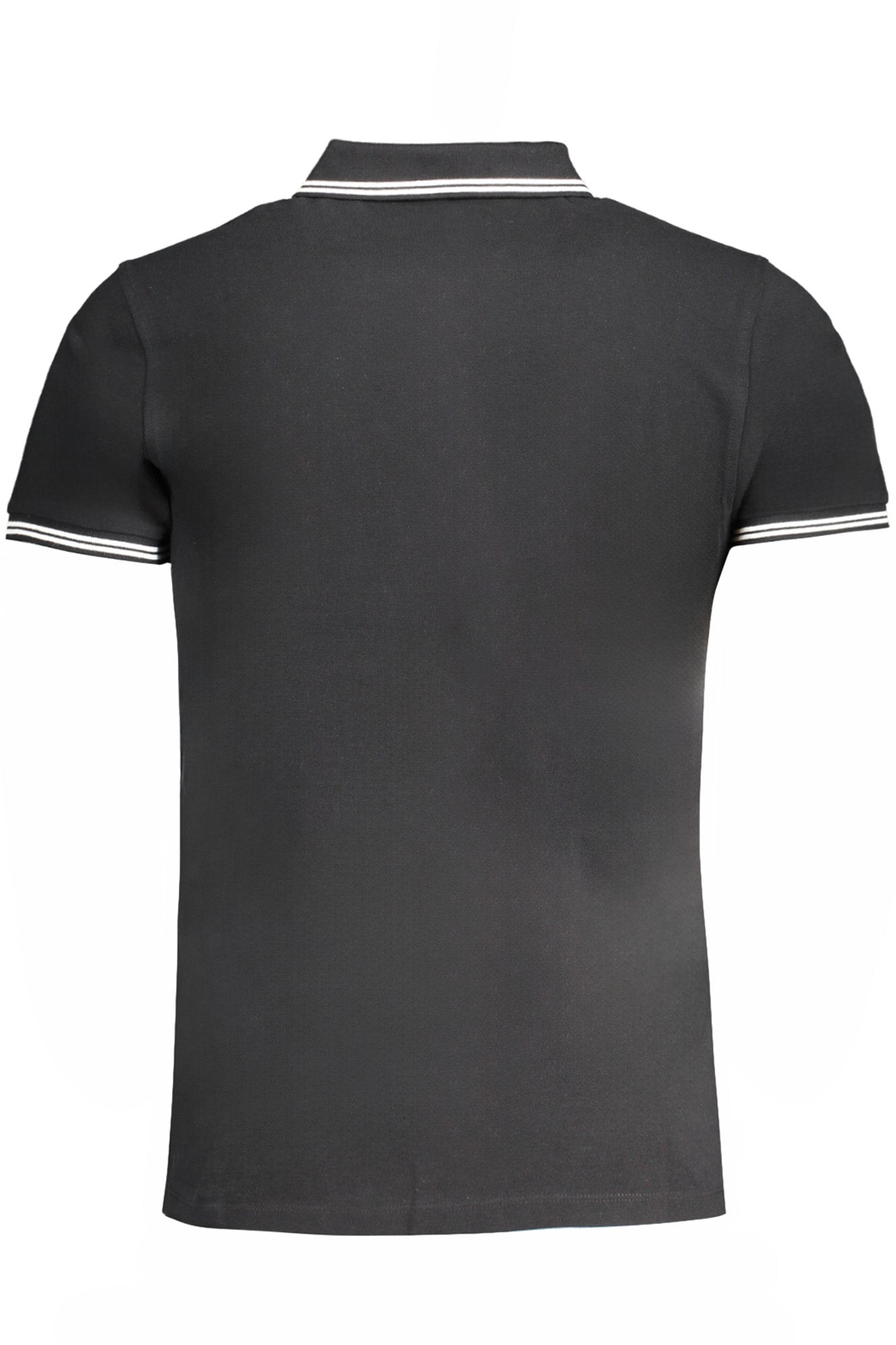 CAVALLI CLASS MEN'S SHORT SLEEVED POLO SHIRT BLACK-1