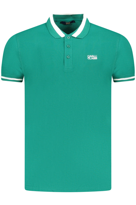 CAVALLI CLASS POLO SHORT SLEEVES MEN GREEN-0
