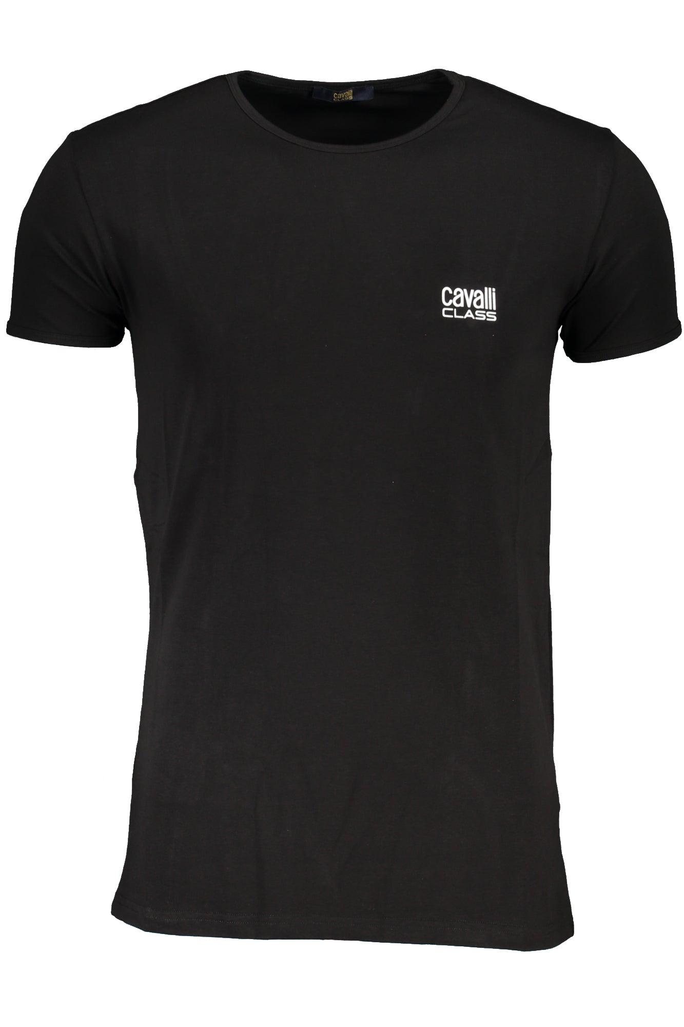 CAVALLI CLASS MEN'S SHORT SLEEVE T-SHIRT BLACK-0